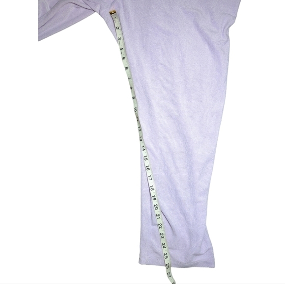 NWOT Torrid Henley Jumpsuit Cover Up Terry Lilac Size 3X / 22-24 - Picture 5 of 7